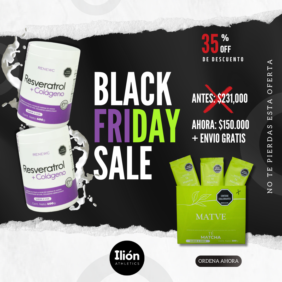 Resveratrol + Colágeno + Te Matcha