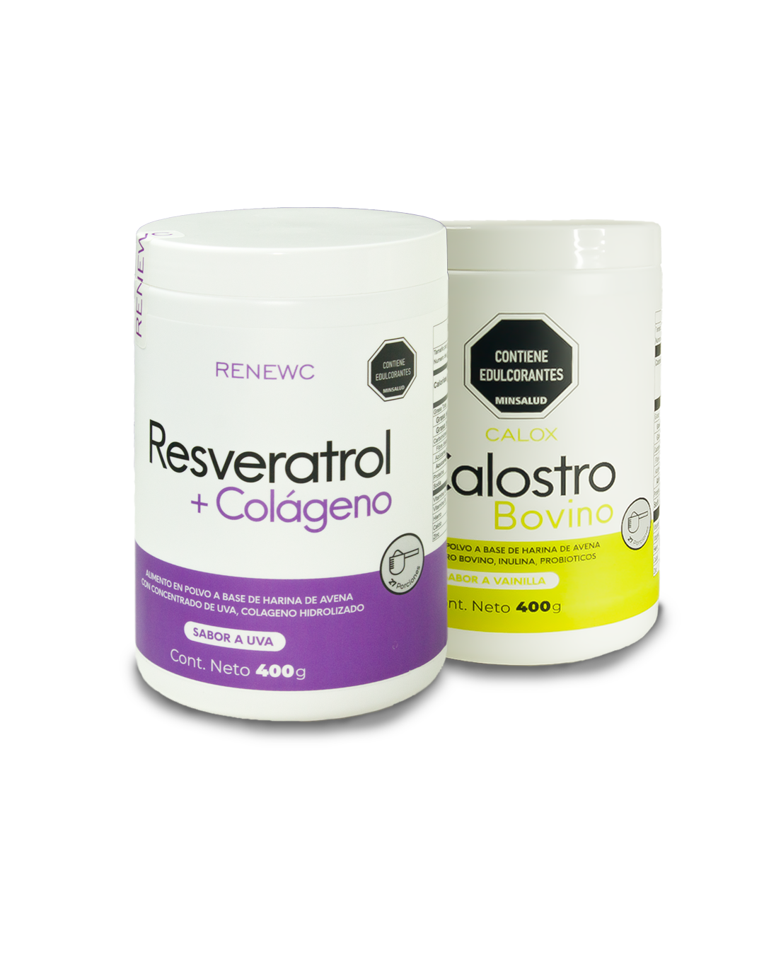 Resveratrol con colágeno + Calostro Bovino