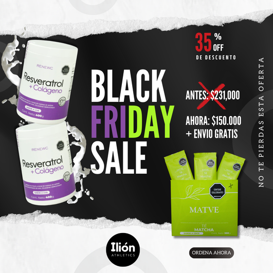 Resveratrol + Colágeno + Te Matcha